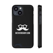 Black Phone Case With Card Holder