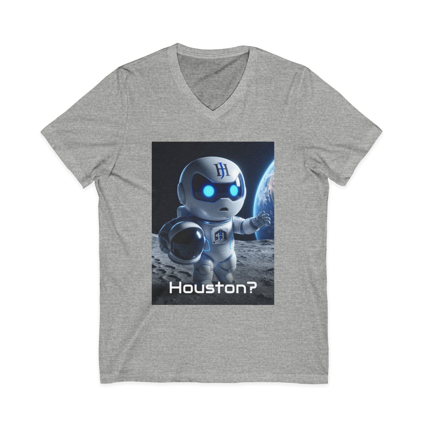Botson — Houston? | V-Neck T-Shirt