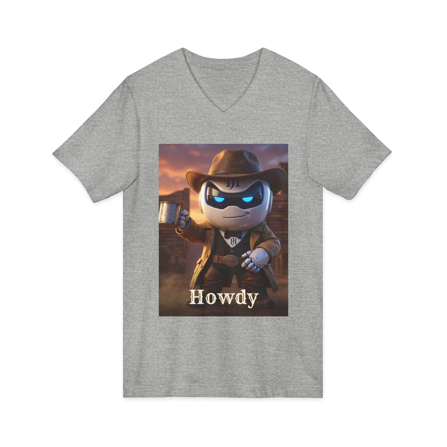 Botson — Howdy | V-Neck T-Shirt