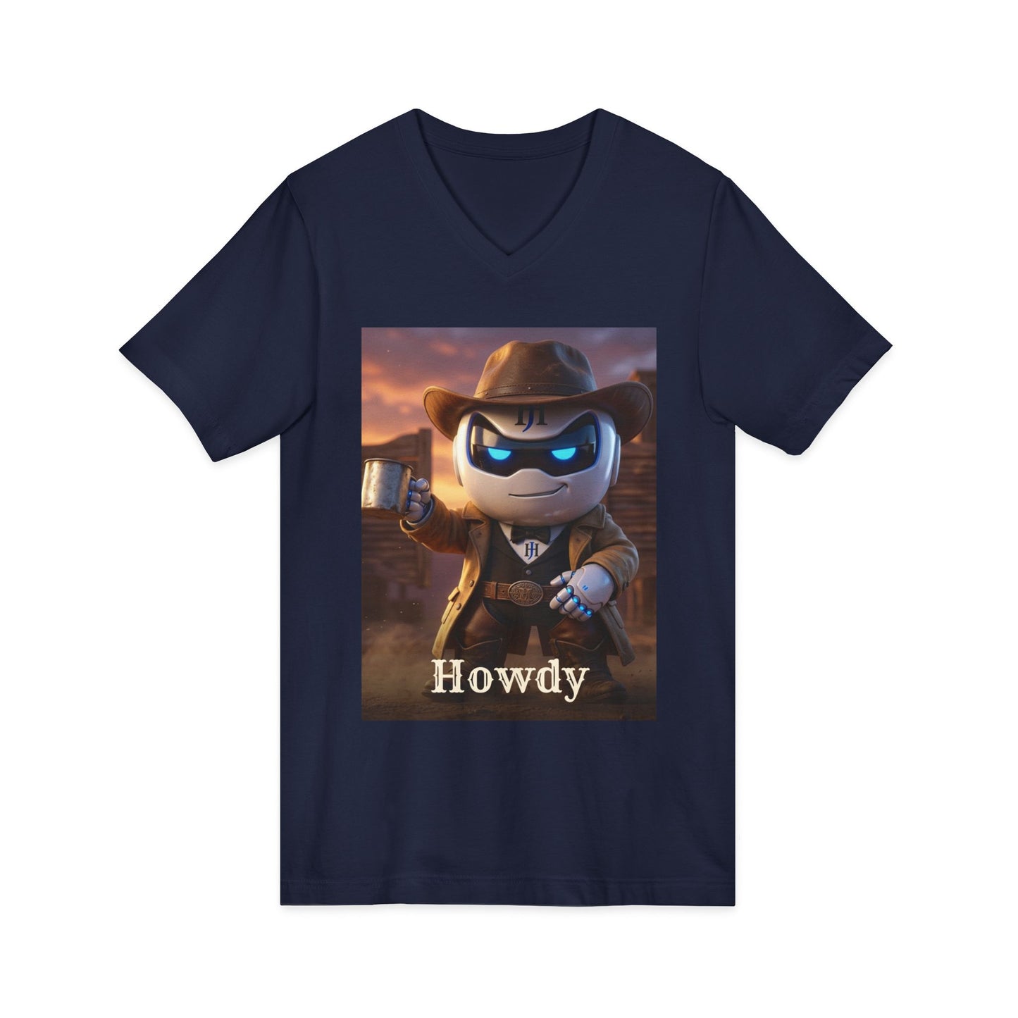 Botson — Howdy | V-Neck T-Shirt