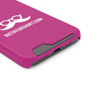 Pink Phone Case With Card Holder