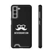 Black Phone Case With Card Holder