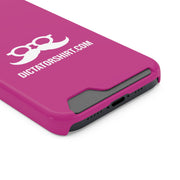 Pink Phone Case With Card Holder