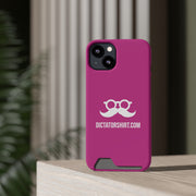 Pink Phone Case With Card Holder