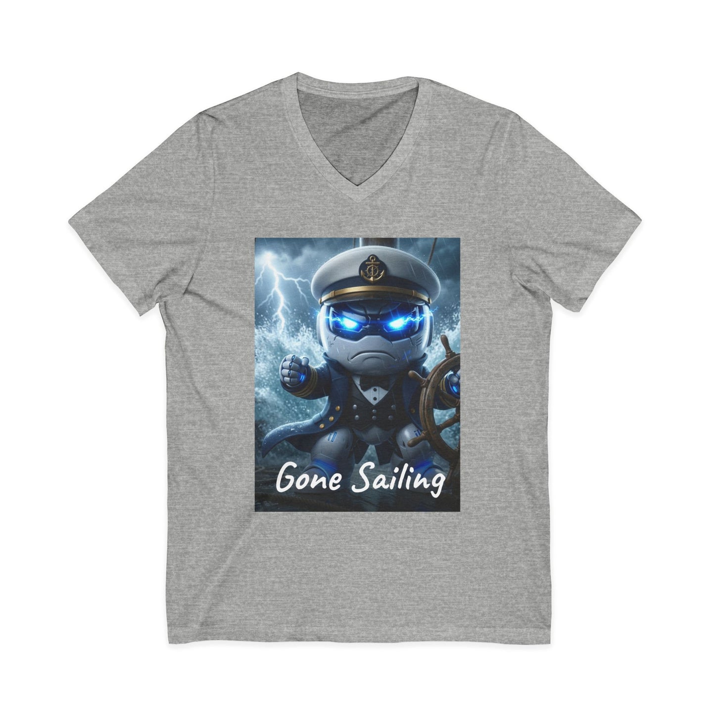 Botson — Gone Sailing | V-Neck T-Shirt